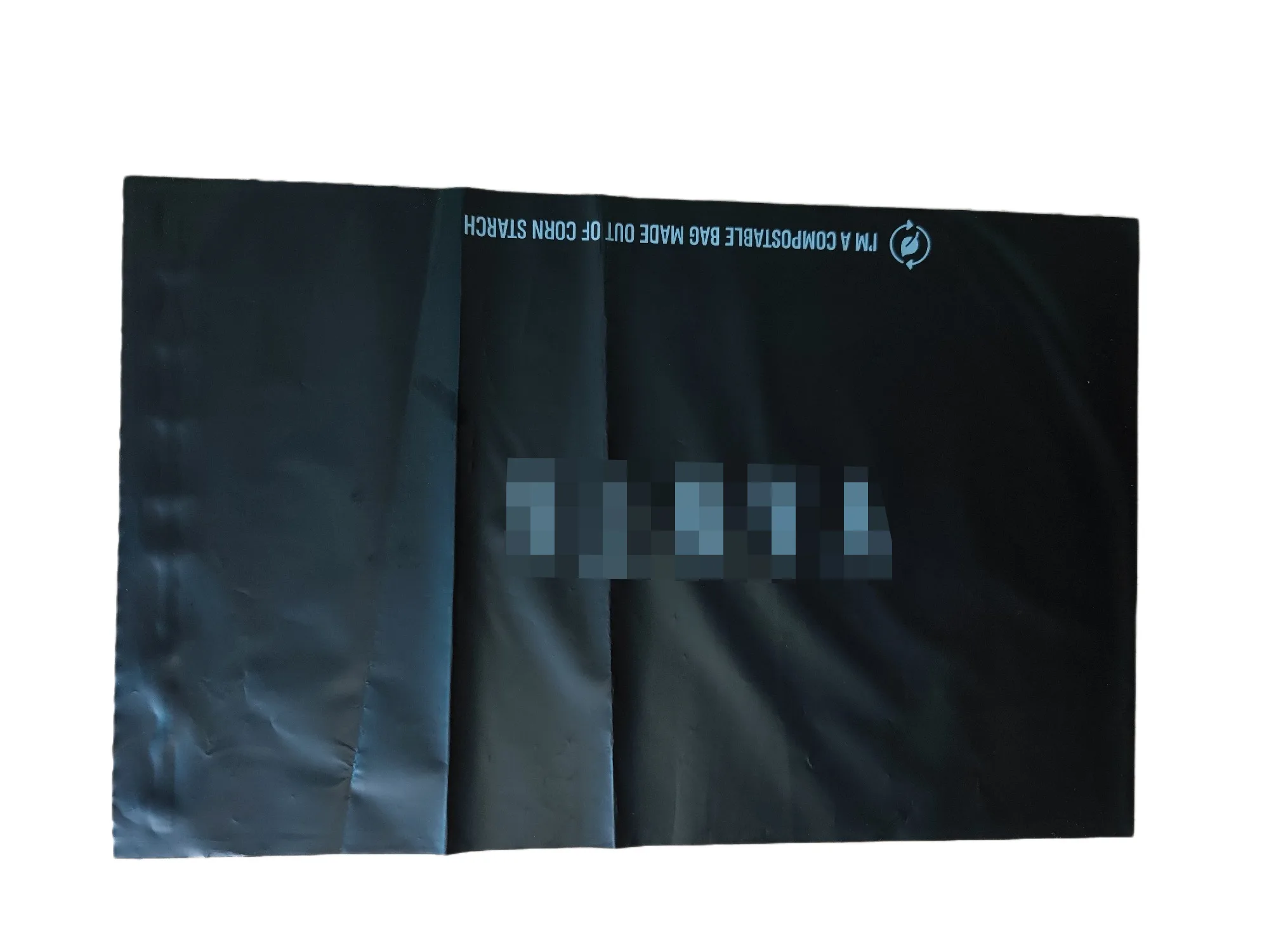 Dark Black Biodegradable Courier Bags Supplier - OZ Bio Pack